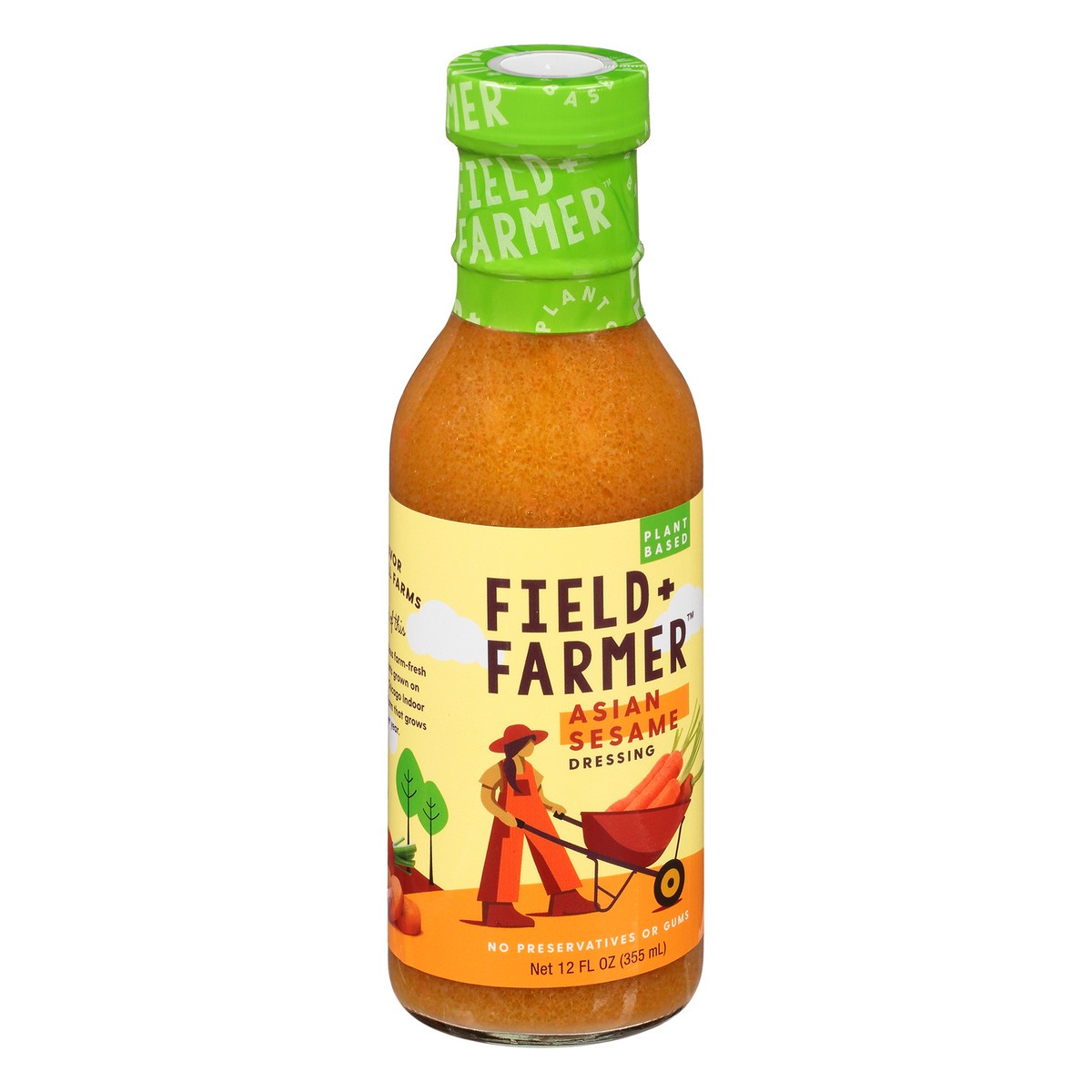 slide 10 of 10, Field + Farmer Asian Sesame Dressing 12 oz, 1 ct