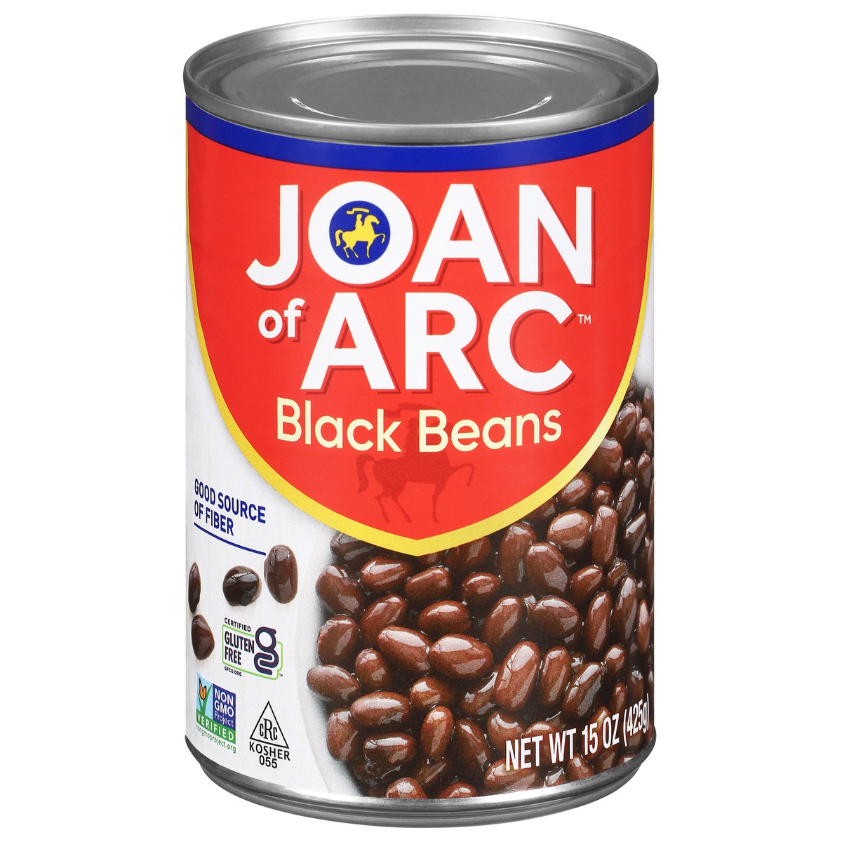 slide 2 of 3, Joan of Arc Black Beans, 15 oz, 15 oz
