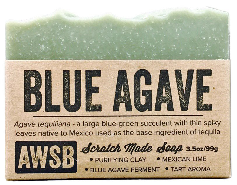 slide 1 of 1, A Wild Soap Bar Blue Agave Bar Soap, 3.5 oz
