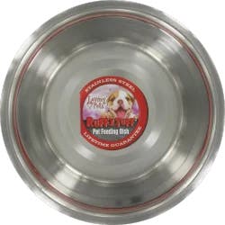 Loving Pets Ruff-N-Tuff Stainless Steel Pet Feeding Bowl