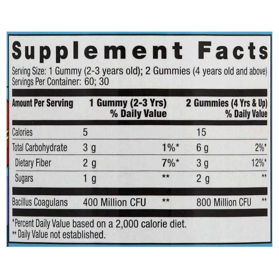 slide 2 of 4, Walgreens Children's Prebiotic + Probiotic Gummies, 60 ct