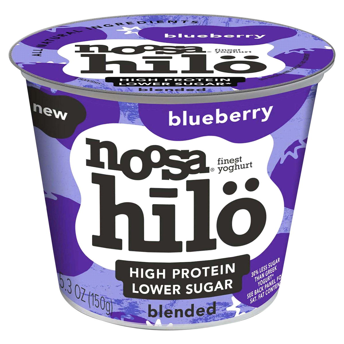 slide 1 of 1, Noosa Bluebrry Hilo Yoghurt, 5.3 oz