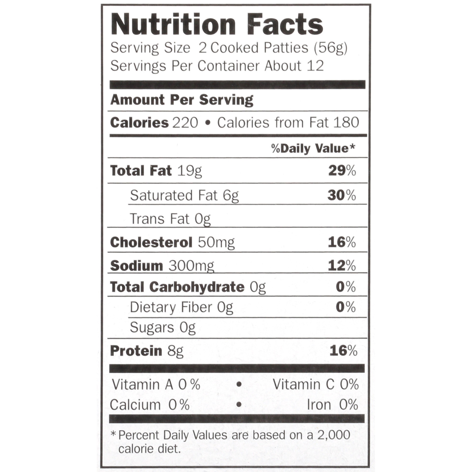 slide 8 of 8, Purnell's "Old Folks" All Natural Country Sausage Patties, 38 oz