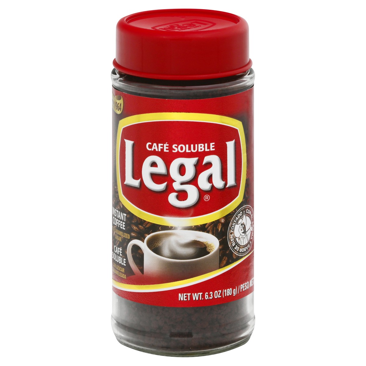 slide 1 of 9, Legal with Caramelized Sugar Instant Coffee 6.3 oz, 7 oz