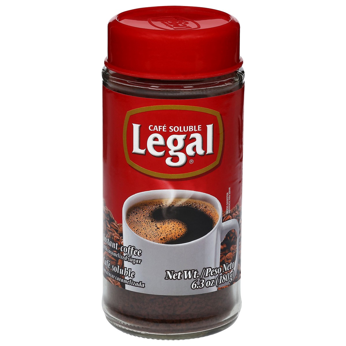 slide 1 of 9, Legal Instant Coffee with Caramelized Sugar 6.3 oz, 7 oz