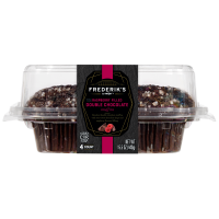 slide 8 of 9, Frederiks Raspberry Filled Dbl Choc Muff, 1 ct