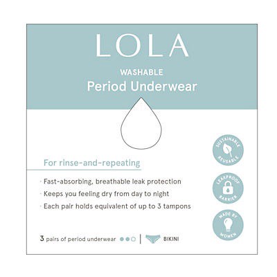 Lola Washable Period Underwear In Large 1 ct | Shipt