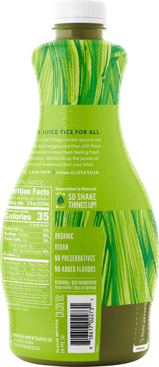 slide 8 of 9, Suja Celery Juice, 46 fl oz