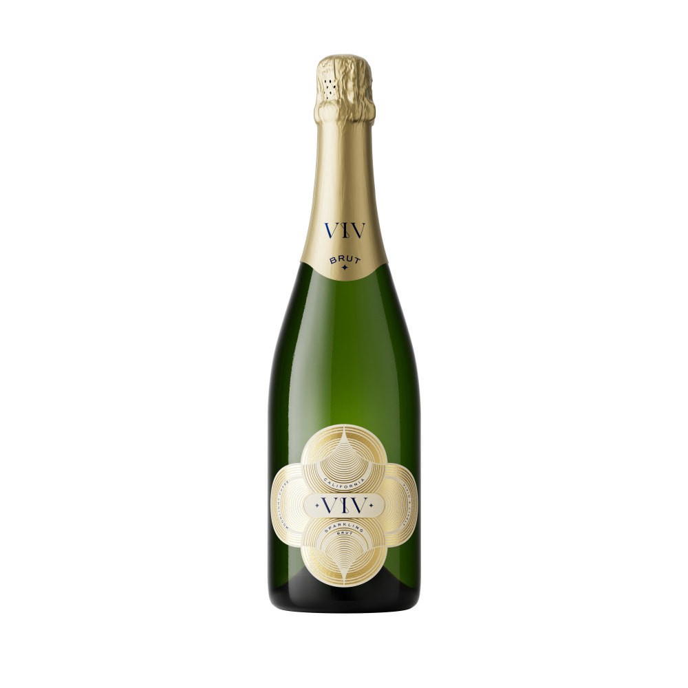 slide 1 of 3, Viv Brut Sparkling California Wine, 750 ml
