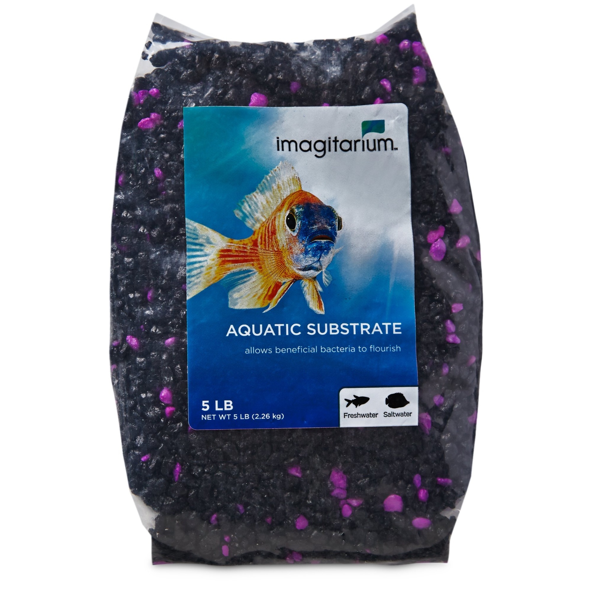 slide 1 of 1, Imagitarium Purple Punk Aquarium Gravel, 5 lb