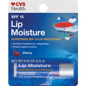 slide 1 of 1, CVS Health Lip Moisture Stick Spf 15 Cherry, 0.16 oz