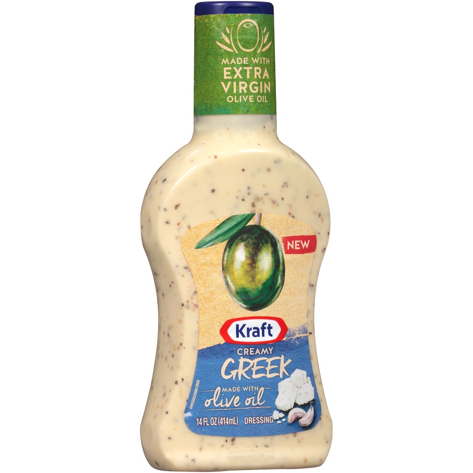 Kraft Creamy Greek Salad Dressing With Extra Virgin Olive Oil 14 Oz Shipt