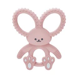 Dr Brown Bunny Long Limbed Silicone Teether Pink