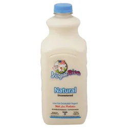 YoguRico Low Fat Drinkable Unsweetened Natural Yogurt 57 fl oz