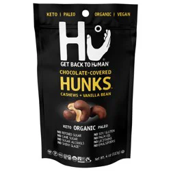Hu Hunks Chocolate-Covered Cashews + Vanilla Bean 4 oz