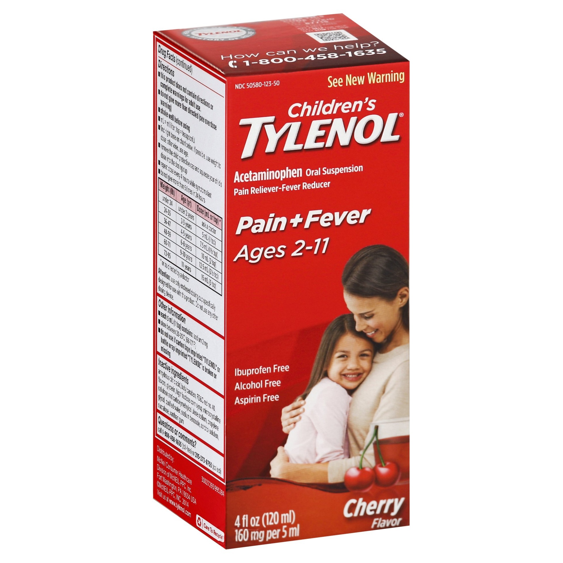 Children's Tylenol Pain And Fever Reliever Liquid Acetaminophen