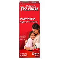 Children's Tylenol Pain And Fever Reliever Liquid - Acetaminophen - Cherry Blast