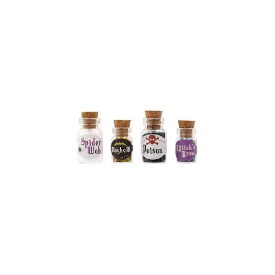 slide 1 of 4, Mini Glitter Potion Bottles, 4ct. By Ashland, 4 ct