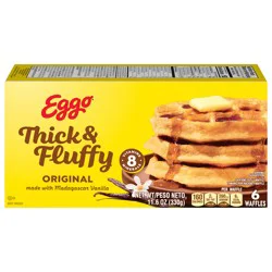 Eggo Thick and Fluffy Frozen Waffles Original