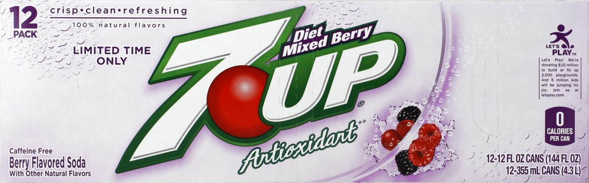 slide 1 of 6, 7UP Soda - 12 ct, 12 ct