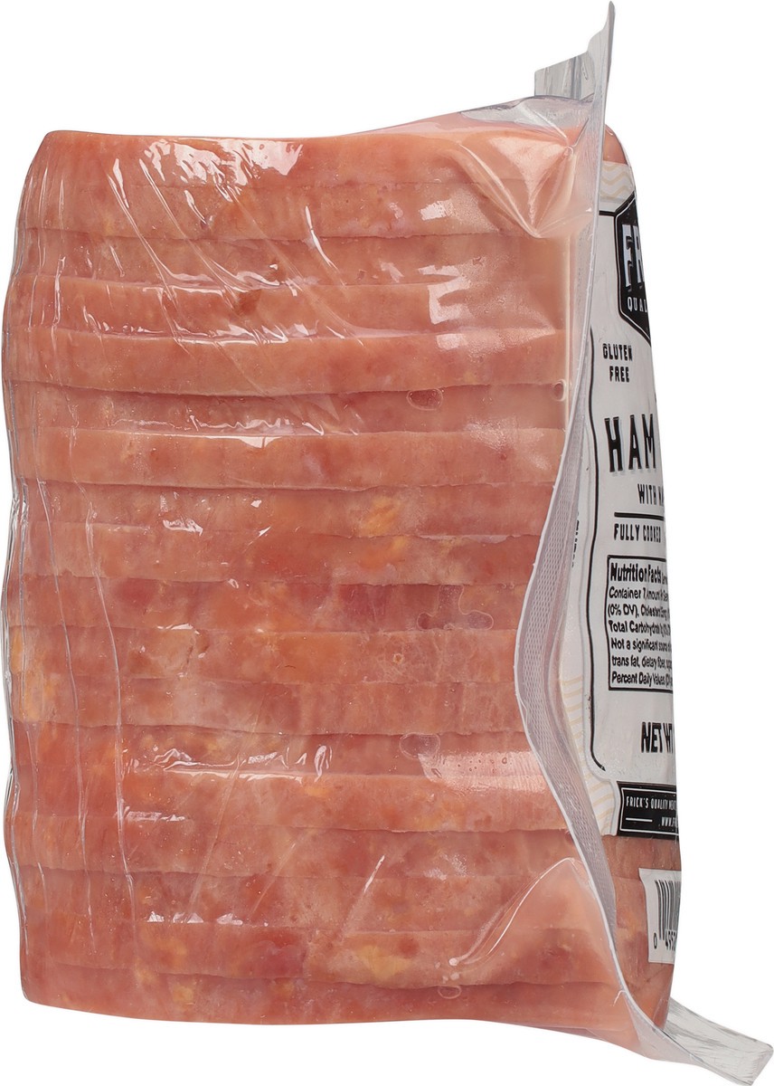 slide 9 of 9, Frick's Hardwood Smoked Biscuit Ham Slices 14 oz, 14 oz