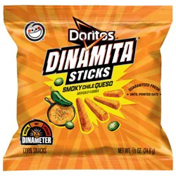 Doritos Dinamita Corn Snack Smoky Chile Queso Artificially Flavored 7/8 Oz