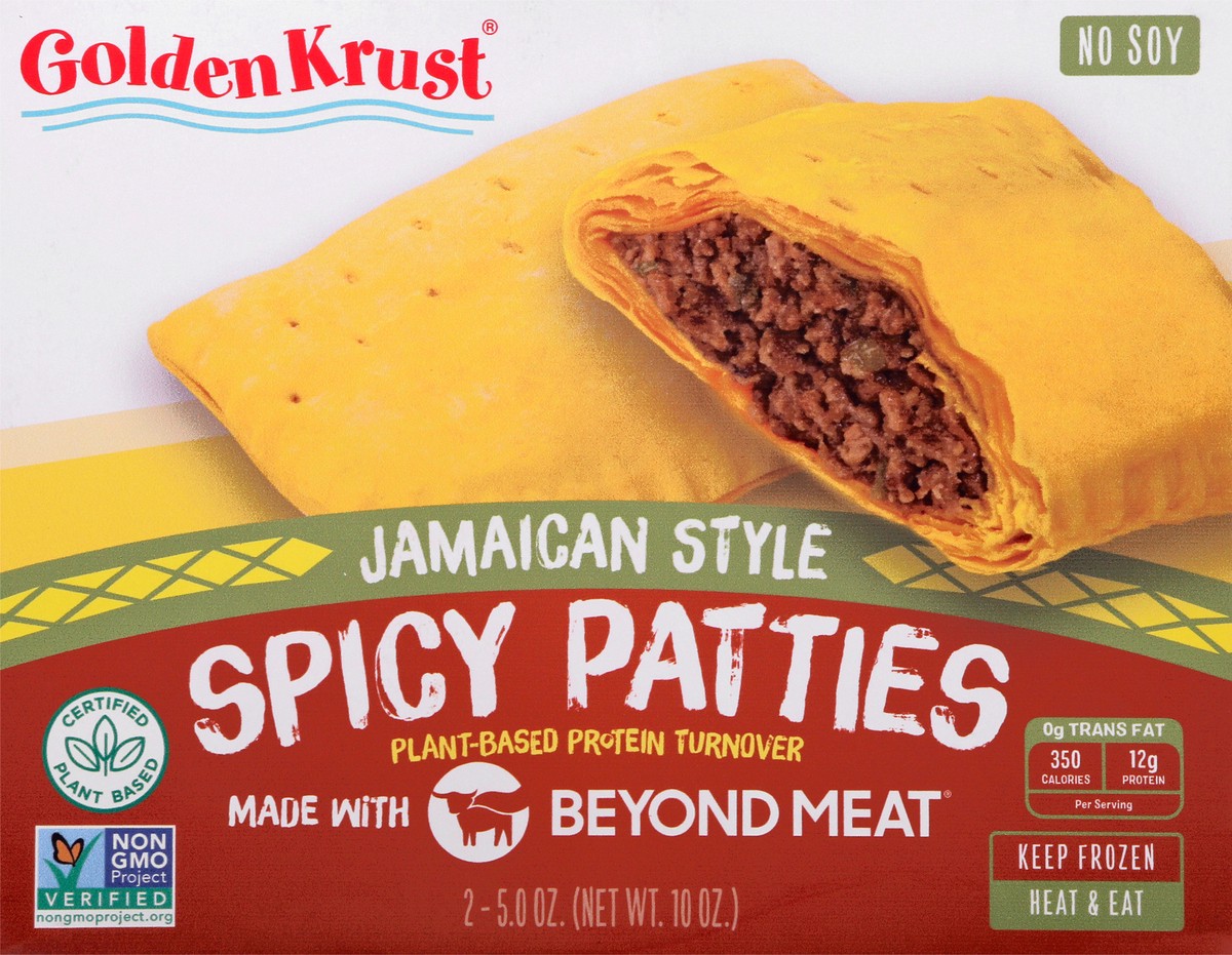 slide 2 of 13, Golden Krust Jamaican Spicy Patties, 5 oz