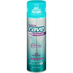 Rave 5X Freeze Unscented Hairspray