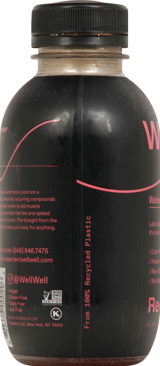 slide 5 of 7, WellWell Recover Hydration Drink, Watermelon + Tart Cherry, 12 oz