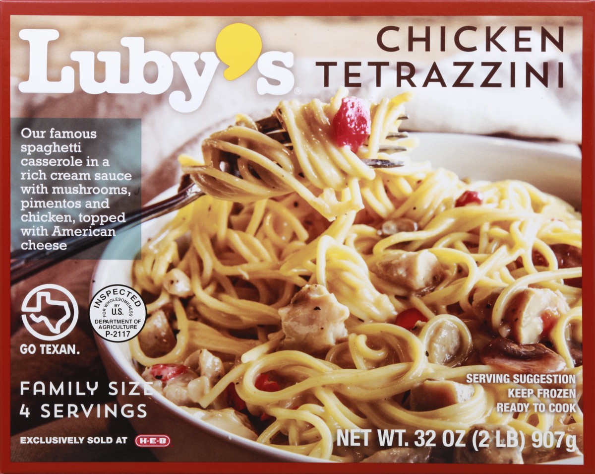 slide 13 of 13, Lubys Chicken Tetrazzini 32 oz, 32 oz