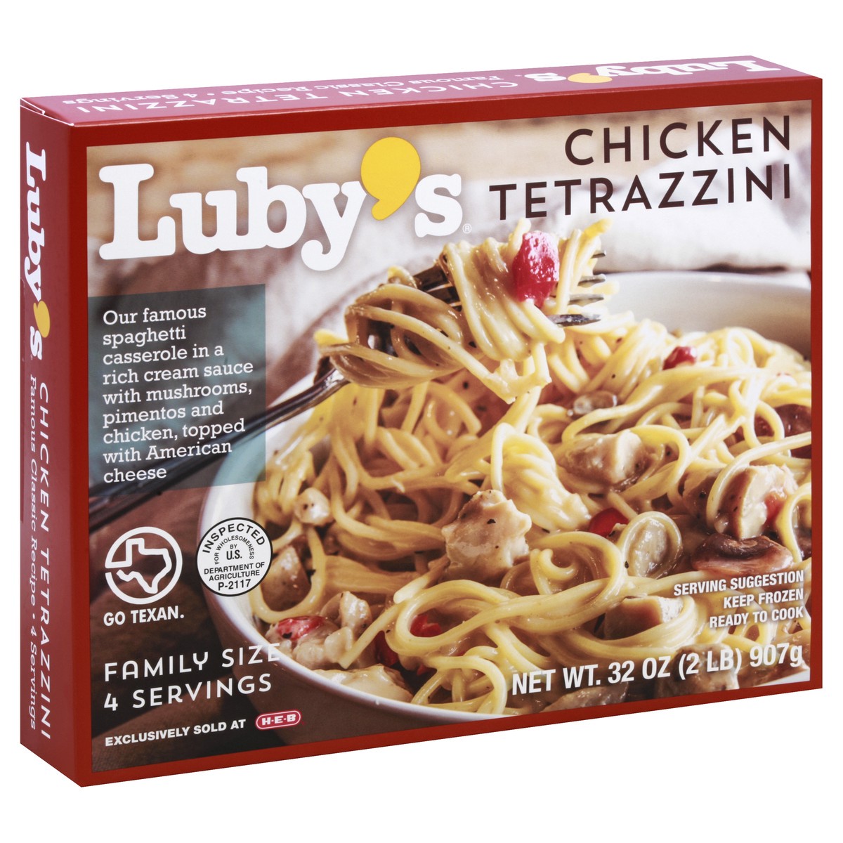 slide 2 of 13, Lubys Chicken Tetrazzini 32 oz, 32 oz