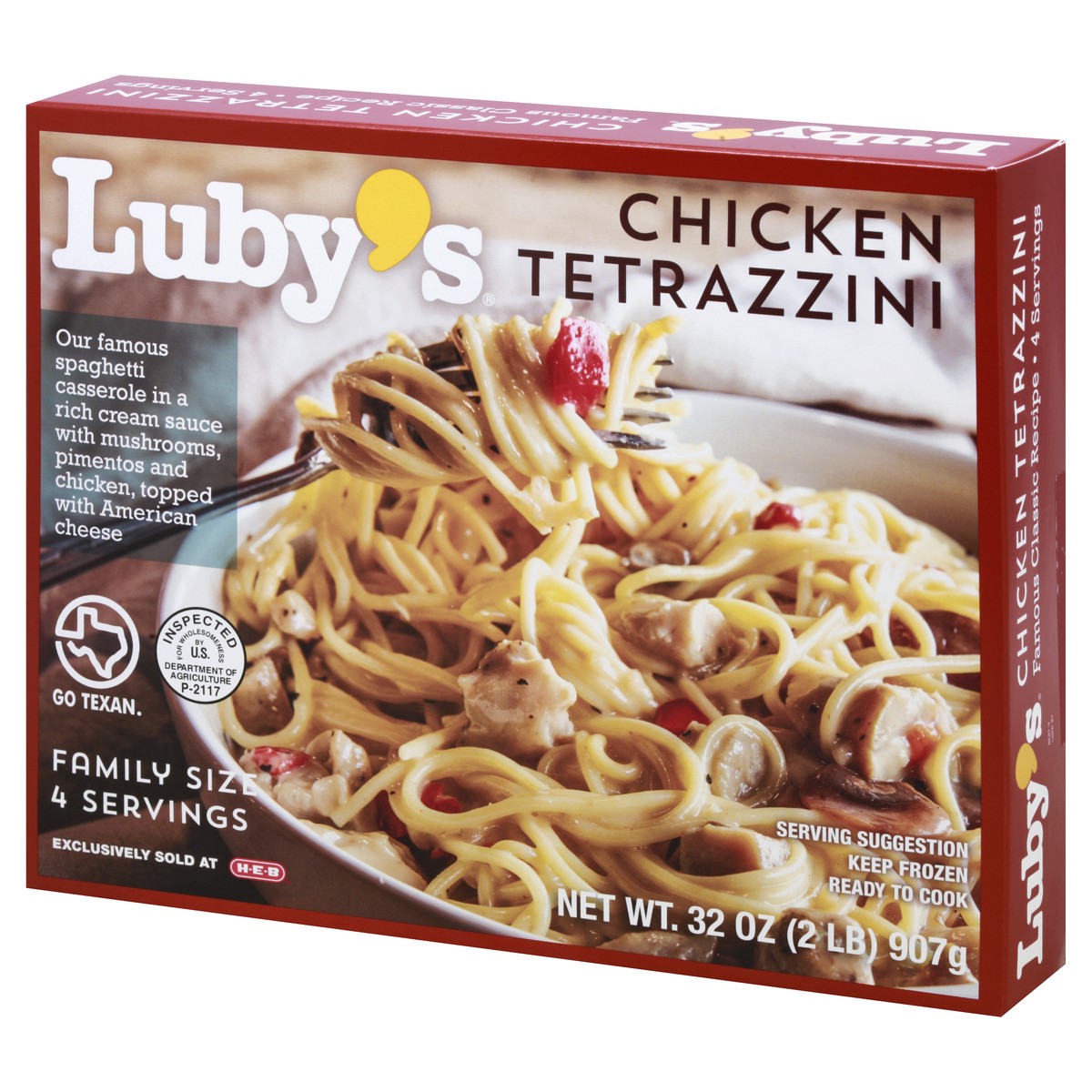 slide 5 of 13, Lubys Chicken Tetrazzini 32 oz, 32 oz