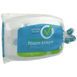 Simply Done Compartment Foam Trays