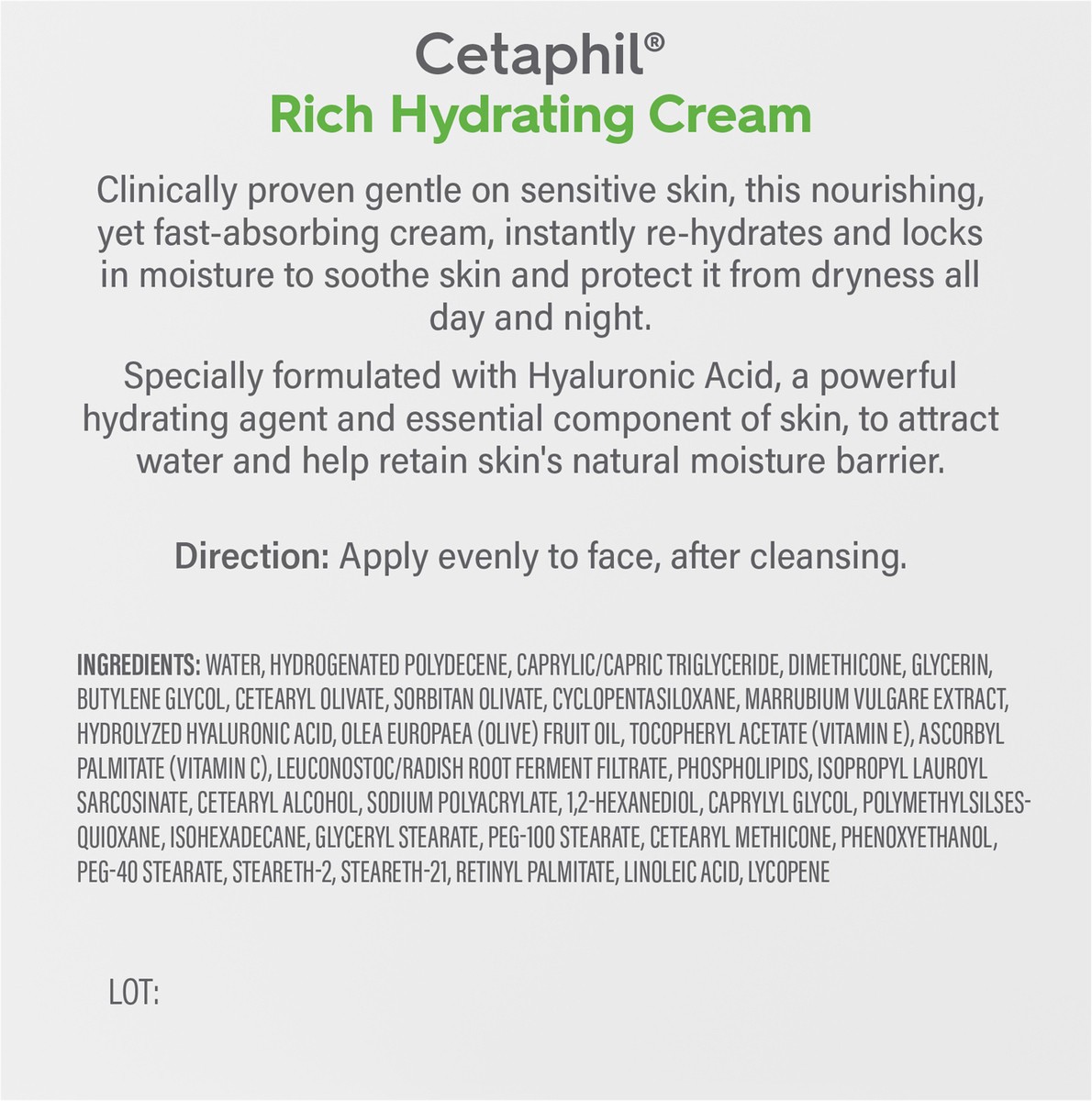 slide 7 of 8, Cetaphil Rich Hydrating Cream, 1.7 oz, 1.7 oz