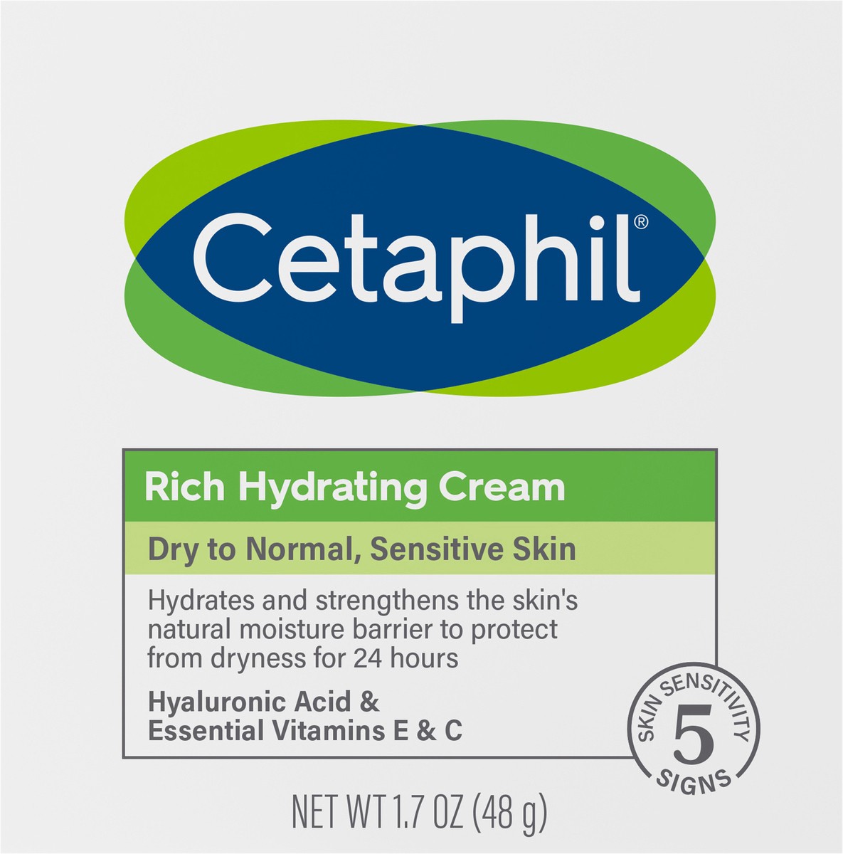 slide 8 of 8, Cetaphil Rich Hydrating Cream, 1.7 oz, 1.7 oz