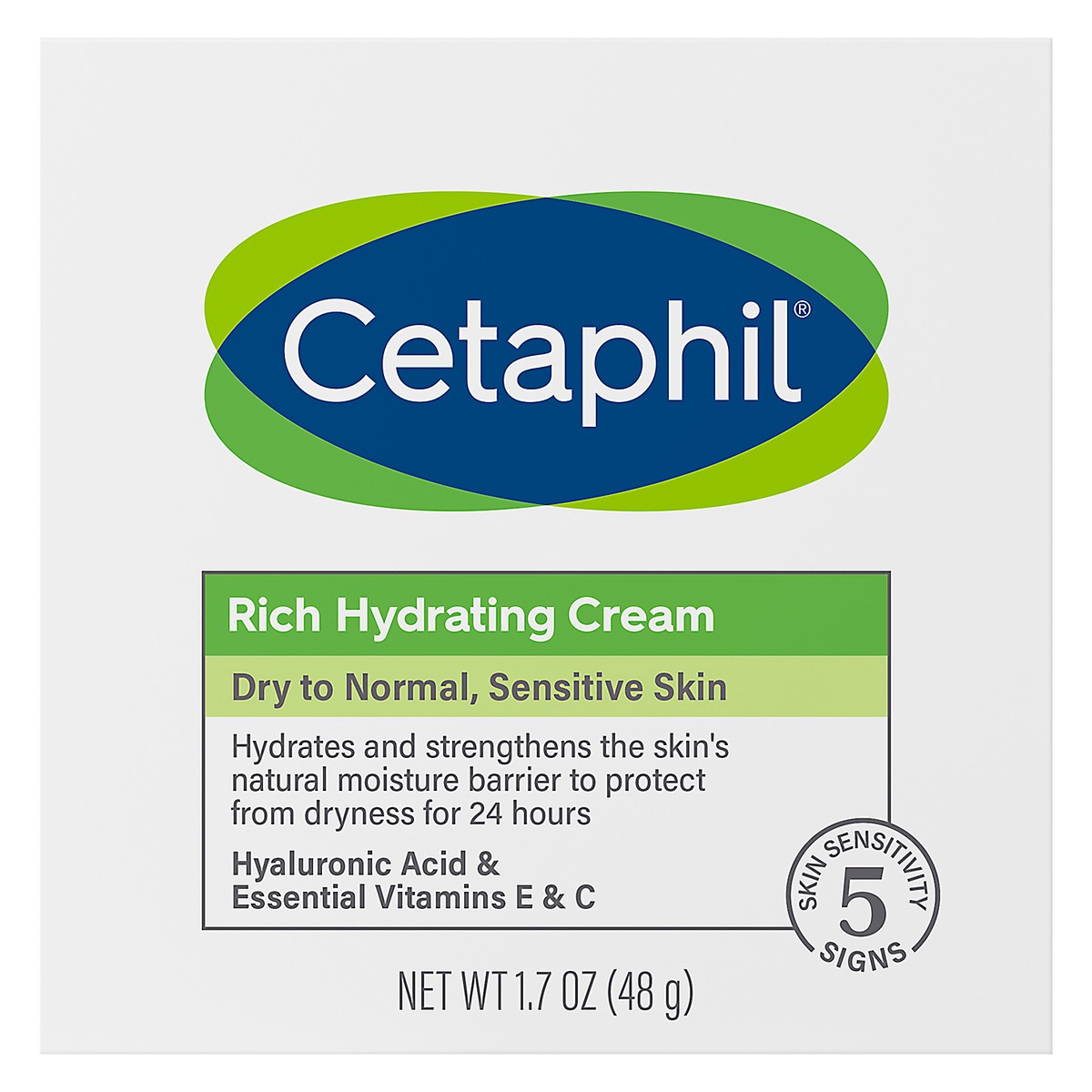 slide 1 of 8, Cetaphil Rich Hydrating Cream, 1.7 oz, 1.7 oz