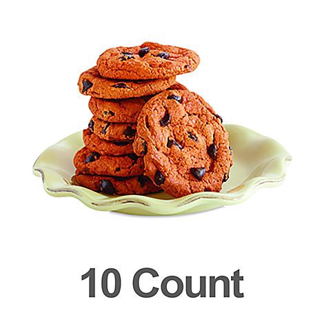 slide 1 of 1, Bakery Cookies Pumpkin Chocolate Chip 10 Count - Each, 10 ct