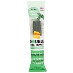 Ultra Chewy 2-in-1 Long-Lasting Denta-Mint Fresh Breath Double Treat Bones 2.8 oz