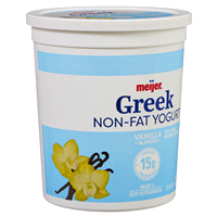 slide 21 of 29, Meijer Greek Nonfat Yogurt, Vanilla, 32 oz