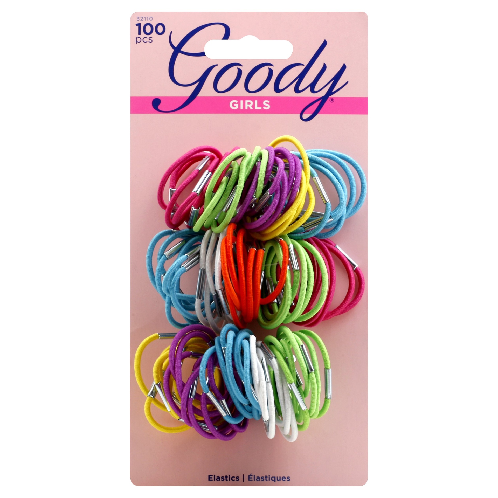 slide 1 of 6, Goody Girls Thin Metal Elastic Headbands, 100 ct