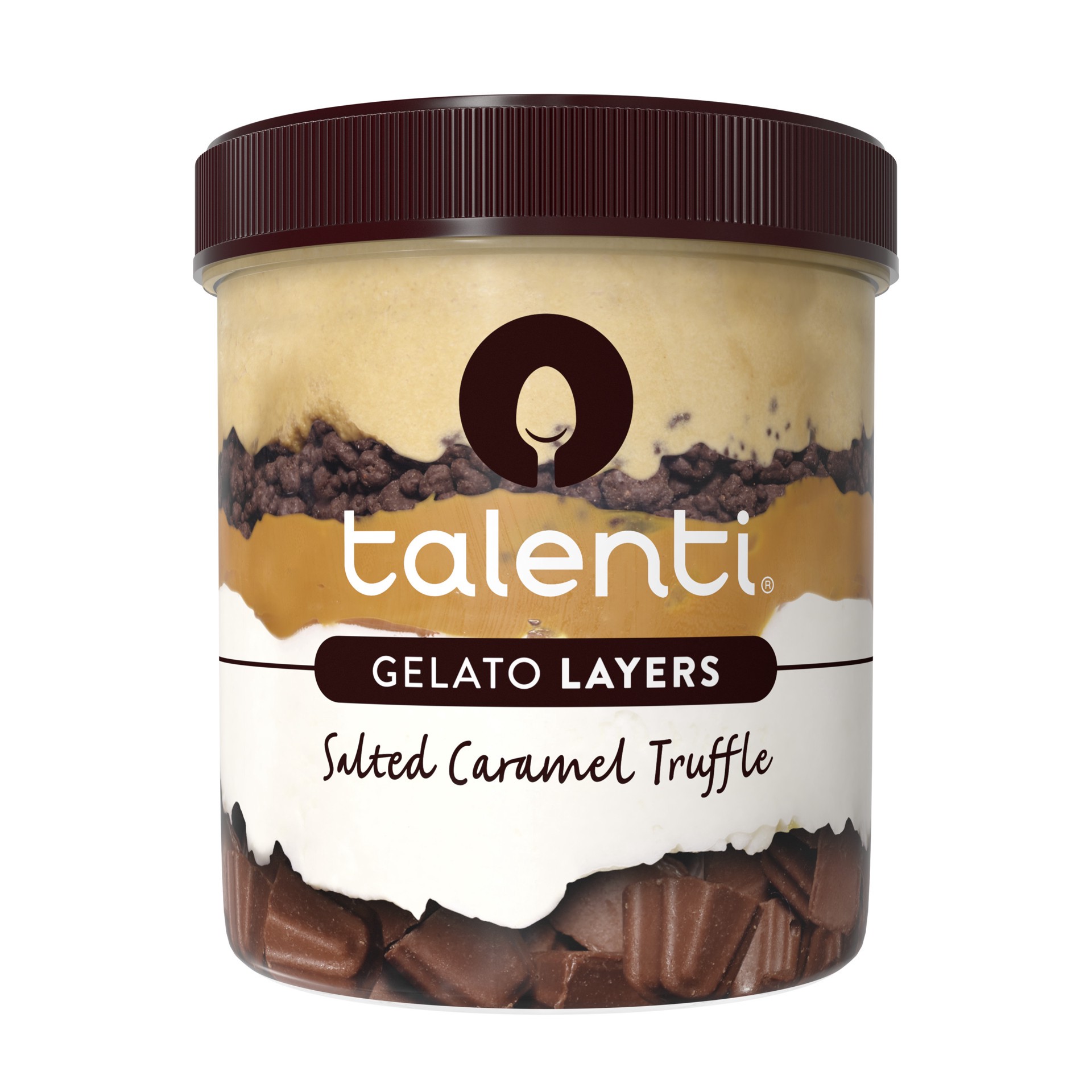 slide 1 of 8, Talenti Gelato Layers Salted Caramel Truffle, 323.1 g, 323.10 g