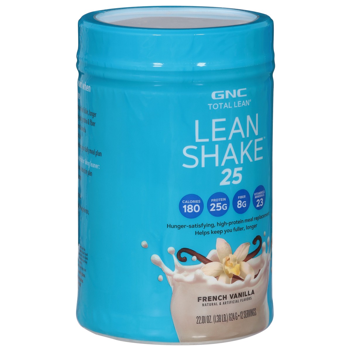 slide 2 of 9, GNC Total Lean French Vanilla Lean Shake 25 22.01 oz, 22.01 oz