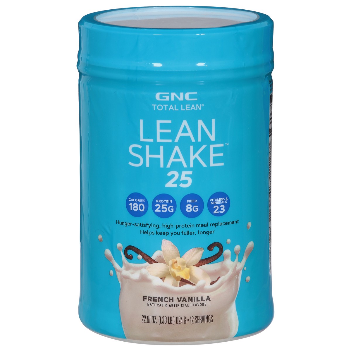slide 1 of 9, GNC Total Lean French Vanilla Lean Shake 25 22.01 oz, 22.01 oz