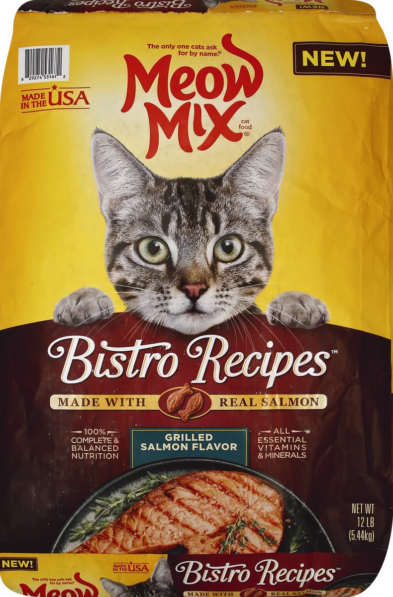 slide 1 of 5, Meow Mix Cat Food 12 lb, 12 lb