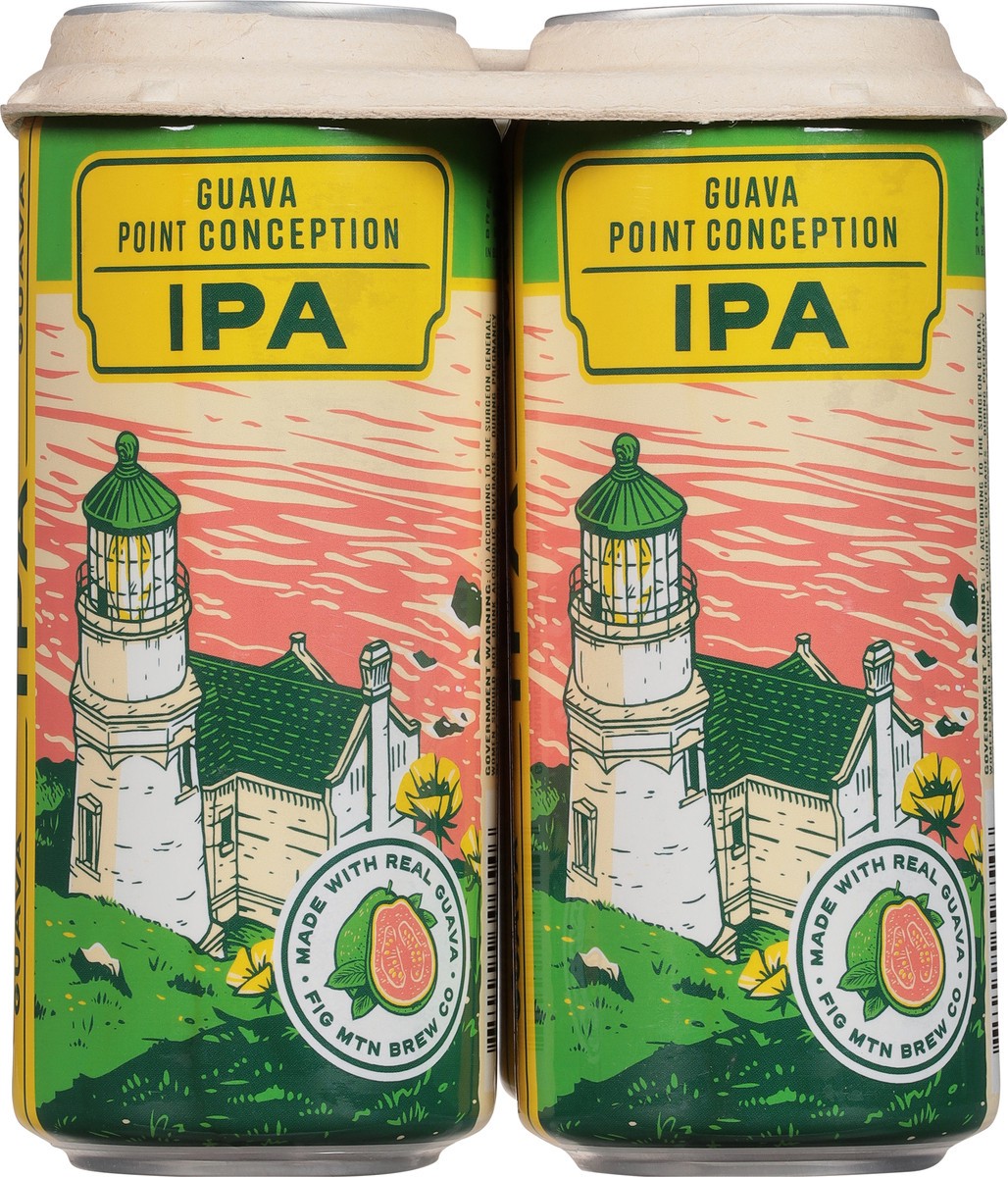 slide 7 of 10, Fig Mountain Guava Point Conception Ipa In Cans - 4-16 Fl Oz, 64 fl oz