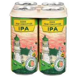 Figueroa Mountain IPA Guava Point Conception Beer - 4 x 1 pt Cans