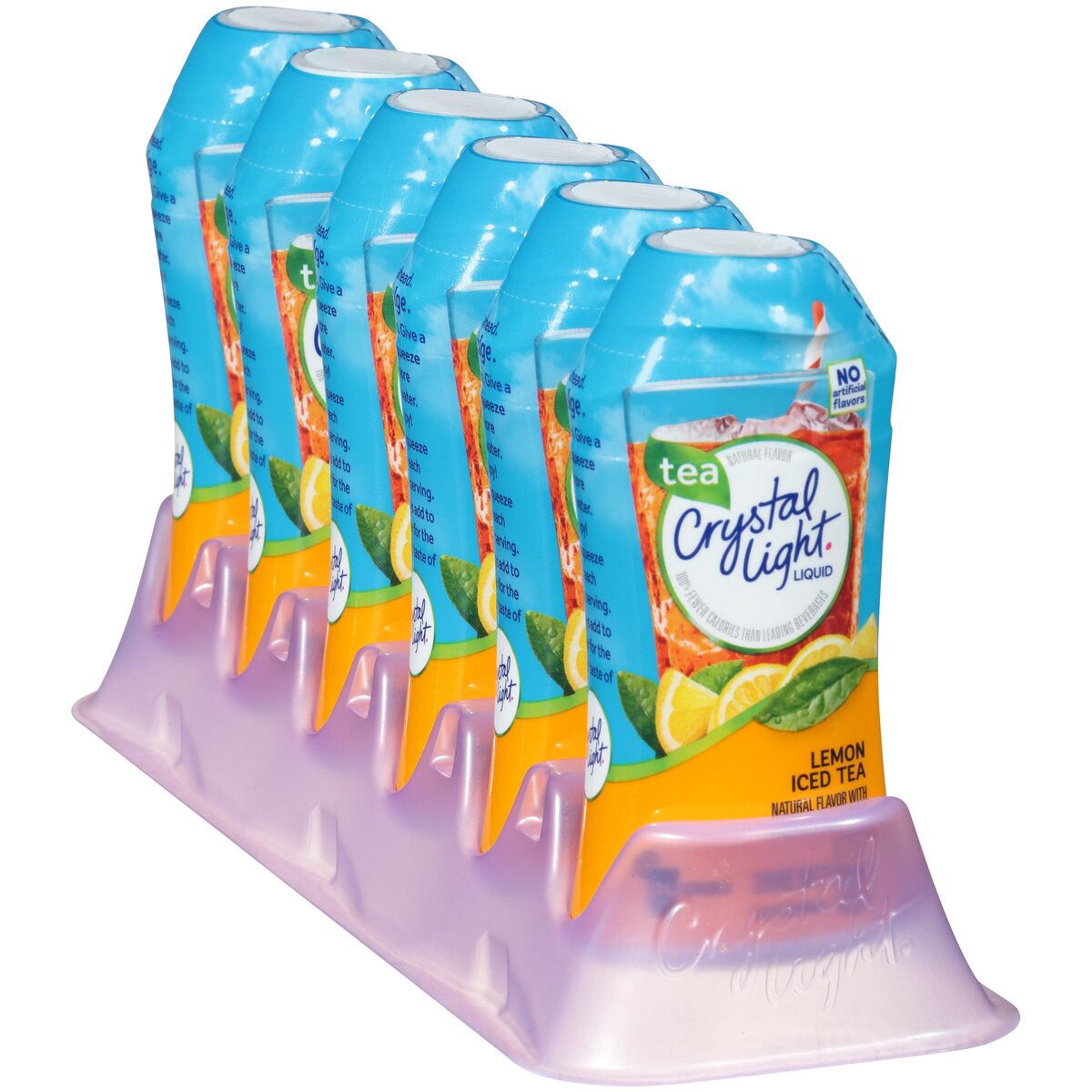 slide 2 of 9, Crystal Light Liquid Lemon Iced Tea Drink Mix Bottles - 1.62 fl oz, 1.62 fl oz