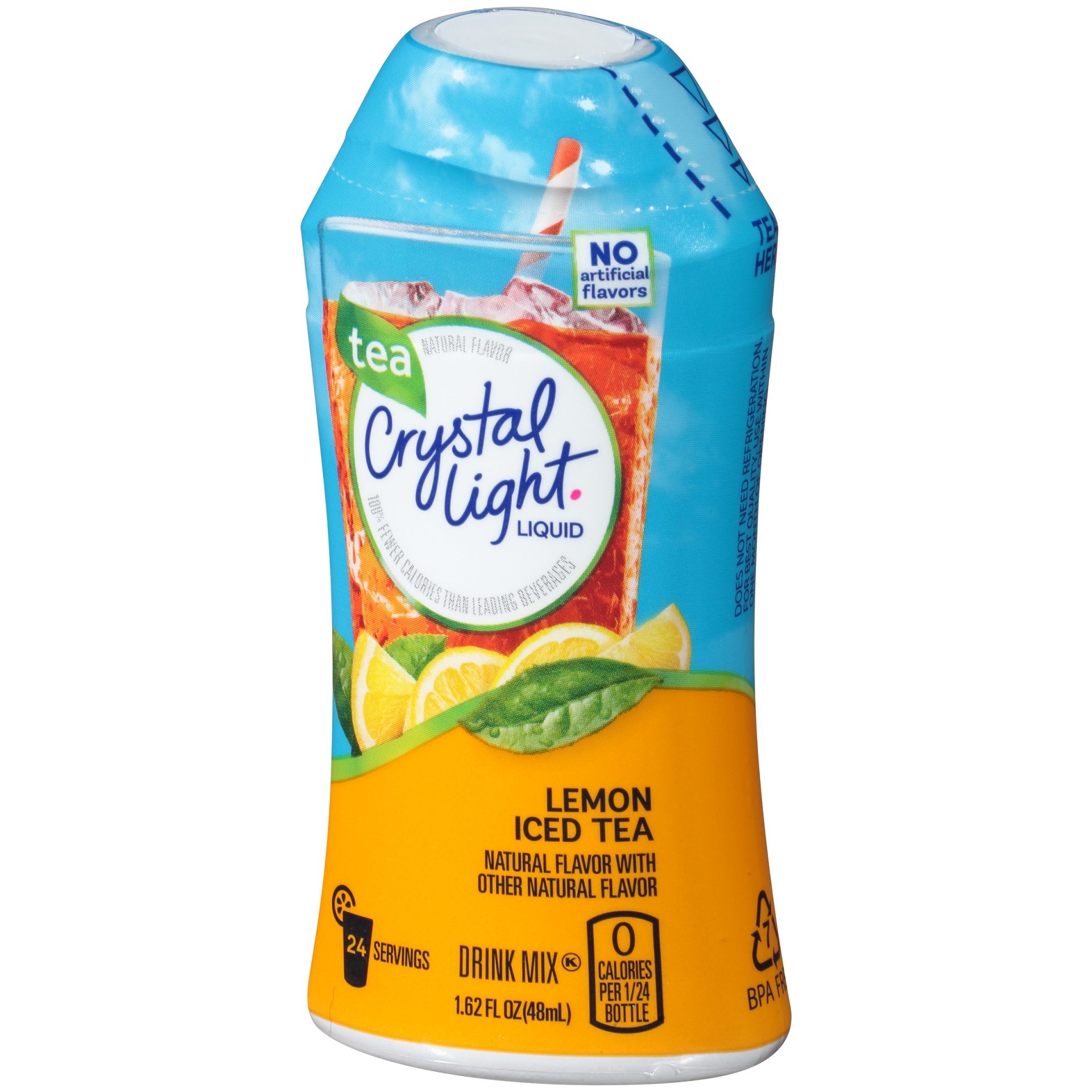 slide 3 of 6, Crystal Light Liquid Lemon Iced Tea Drink Mix, 1.62 fl oz