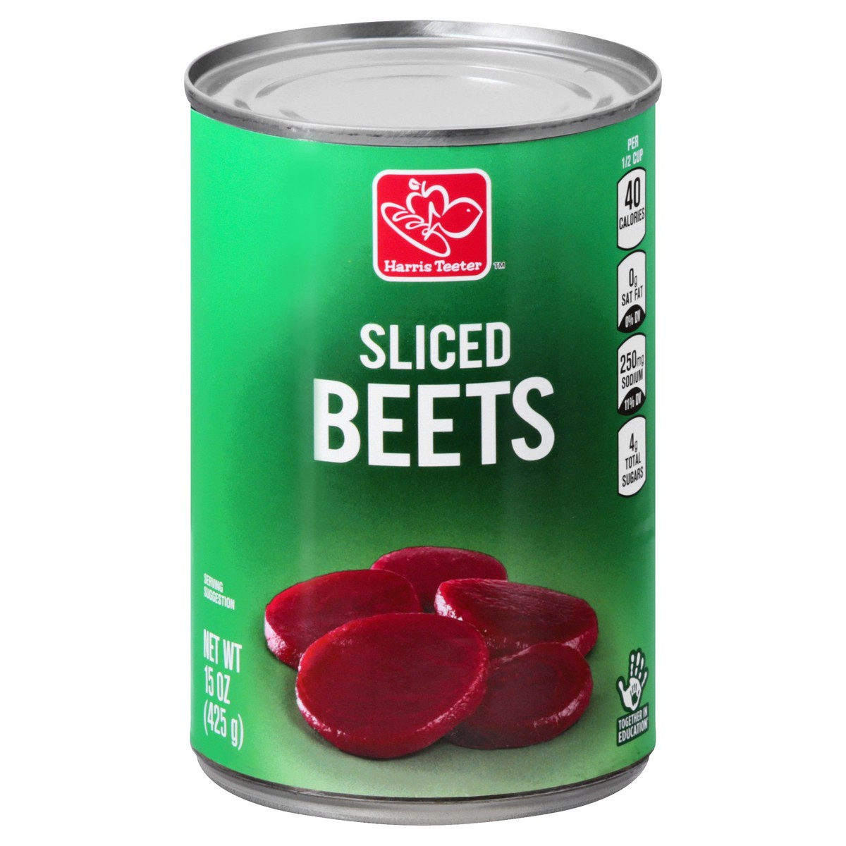 slide 1 of 11, Harris Teeter Sliced Beets, 15 oz