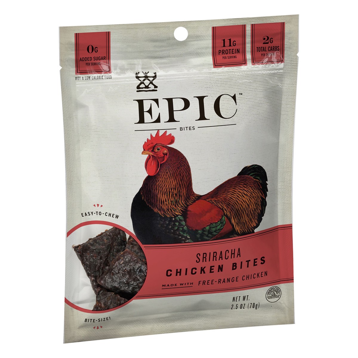 slide 8 of 9, EPIC Chicken Sriracha Bites, 1 ct